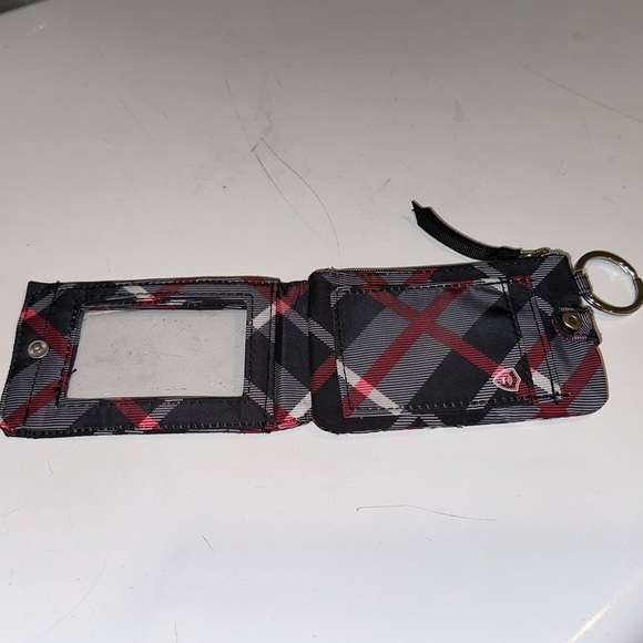 Vera Bradley Paris Plaid Multi-Strap Tote Bag and ID Case in Performance Twill - Picture 4 of 11